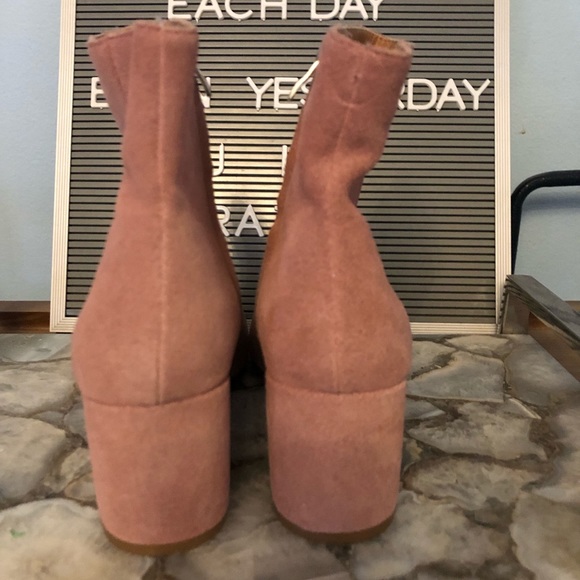Urban outfitters pink suede boots size 8 new - Picture 5 of 7
